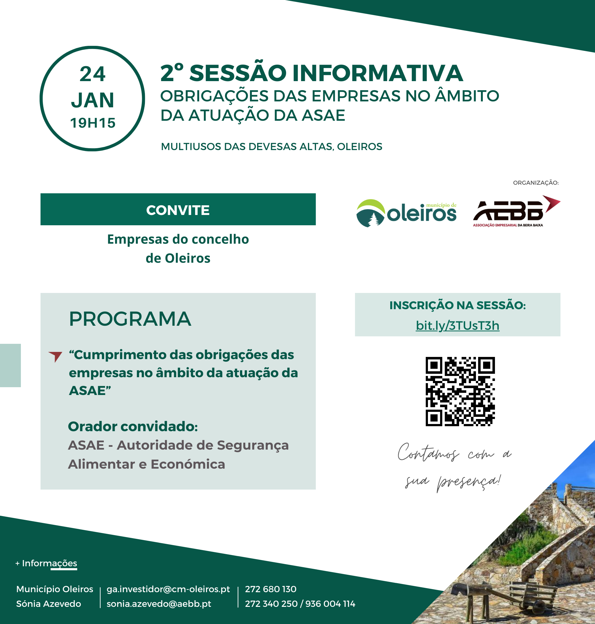 2ªsessão Informativa Oleiros